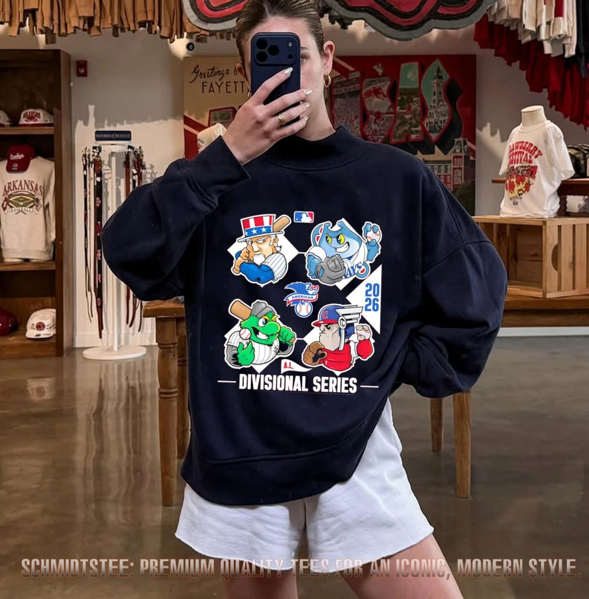 2026 American League Divisional Series Baseball Collage shirt