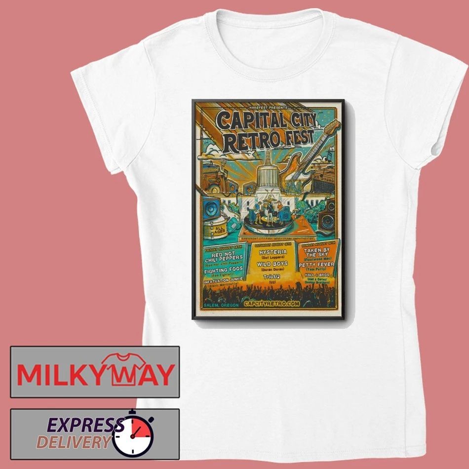 Capital City Retro Fest Salem OR 8 14-8 16 2026 Poster shirt