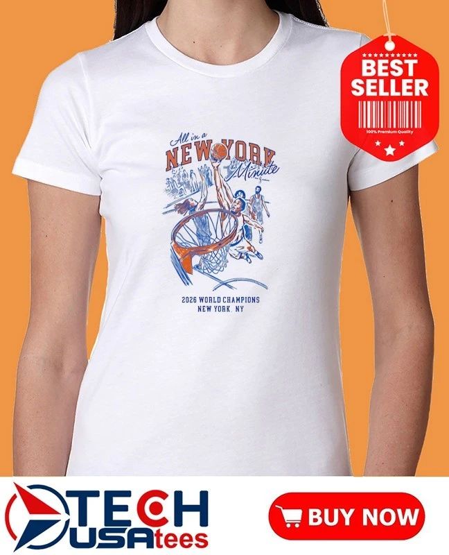 All in a New York Minute 2026 World Champions shirt