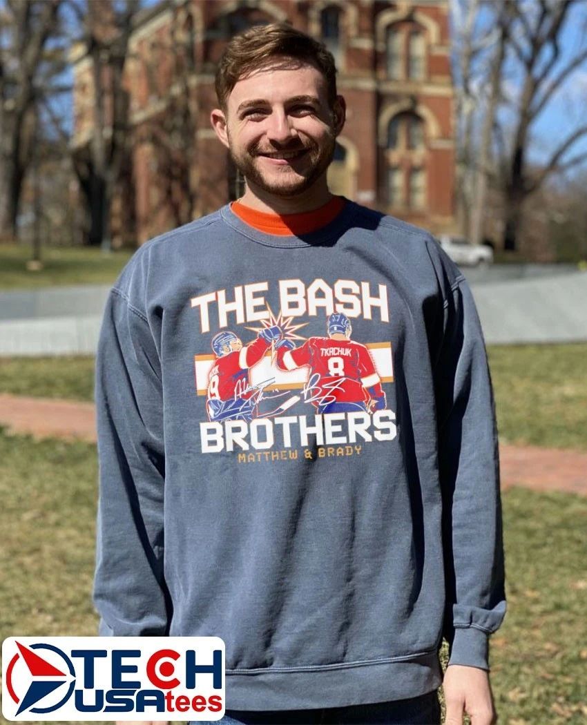 Matthew and Brady Tkachuk The Bash Brothers Florida Panthers signature shirt
