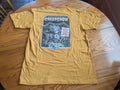 CREEPSHOW Mustard Short Sleeve T-Shirt (2023) Size LARGE 80s Horror Movie Logo