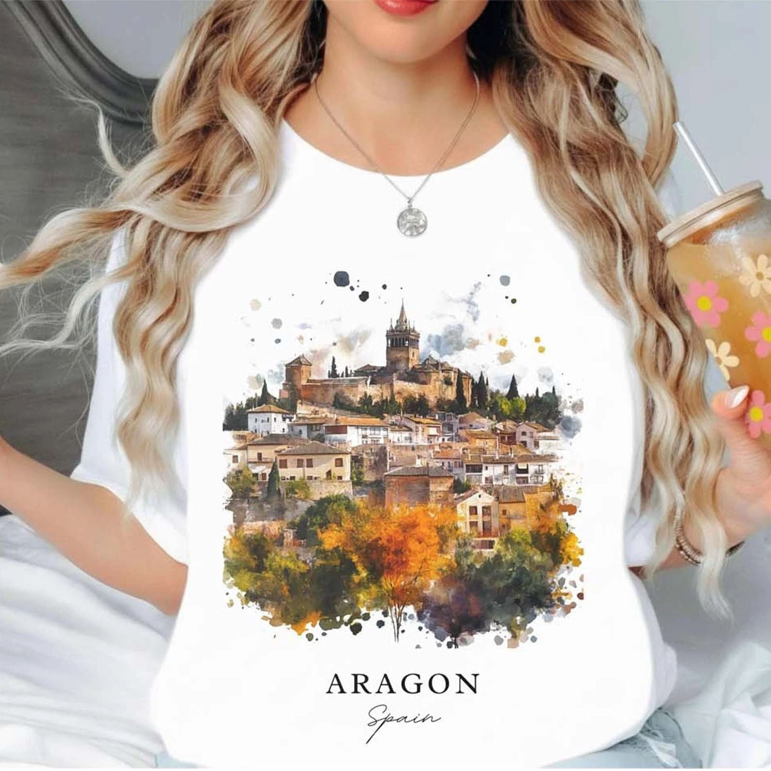 Aragon Spain Unisex Shirt Travel Gift Spain Trip Lovers Souvenir Tee