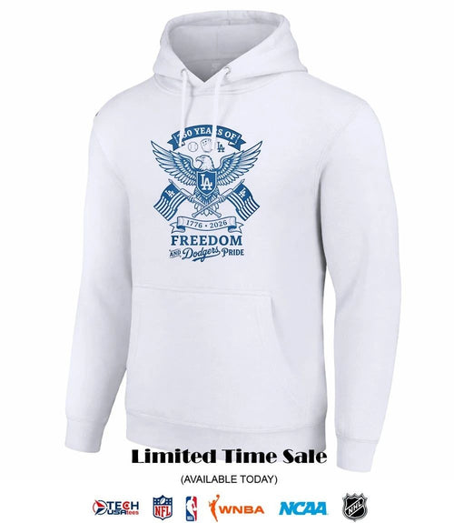 250 years of Freedom and Los Angeles Dodgers Pride 1776-2026 shirt