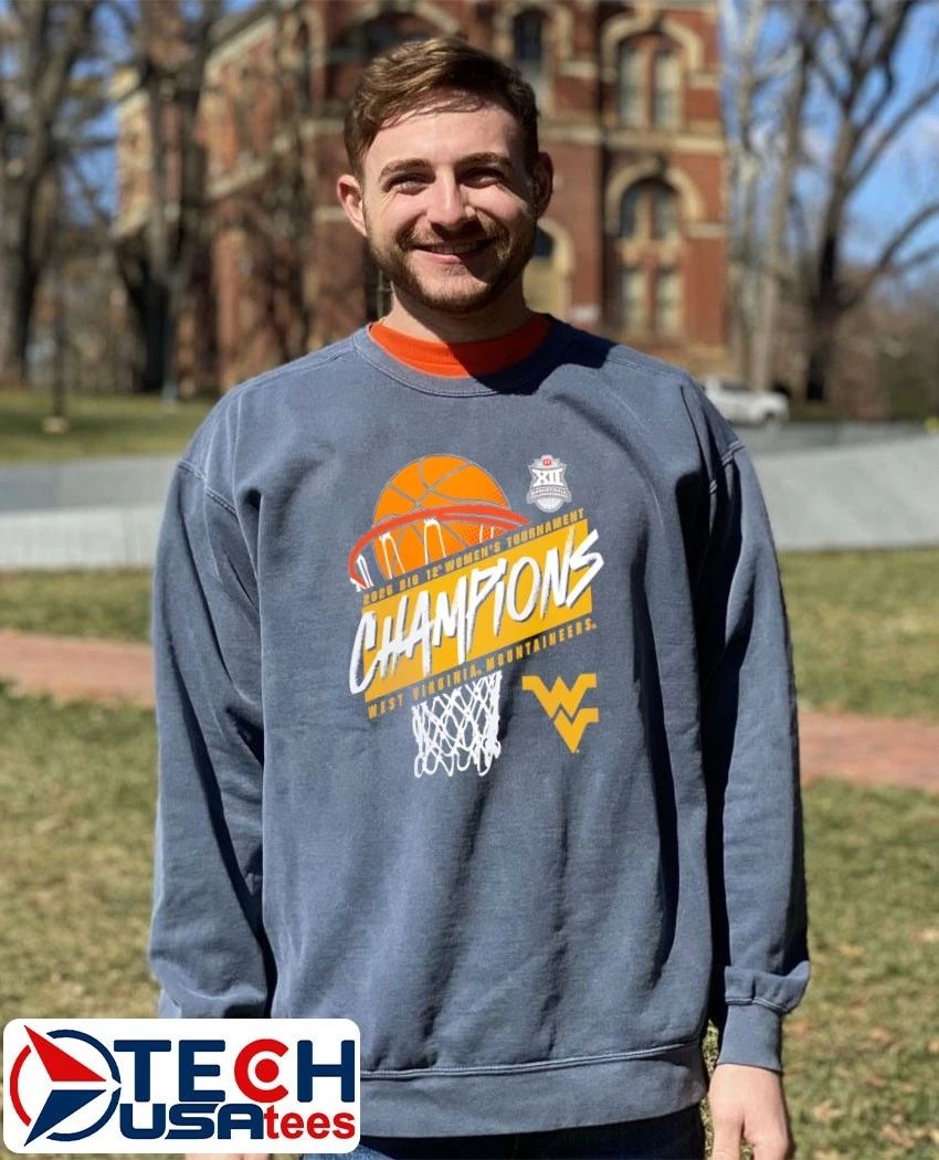 West Virginia Mountaineers 2026 Big 12 Women’s Basketball Tournament Champions shirt