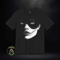 Dead Dark Masked Face T-Shirt | Gothic Portrait Tee