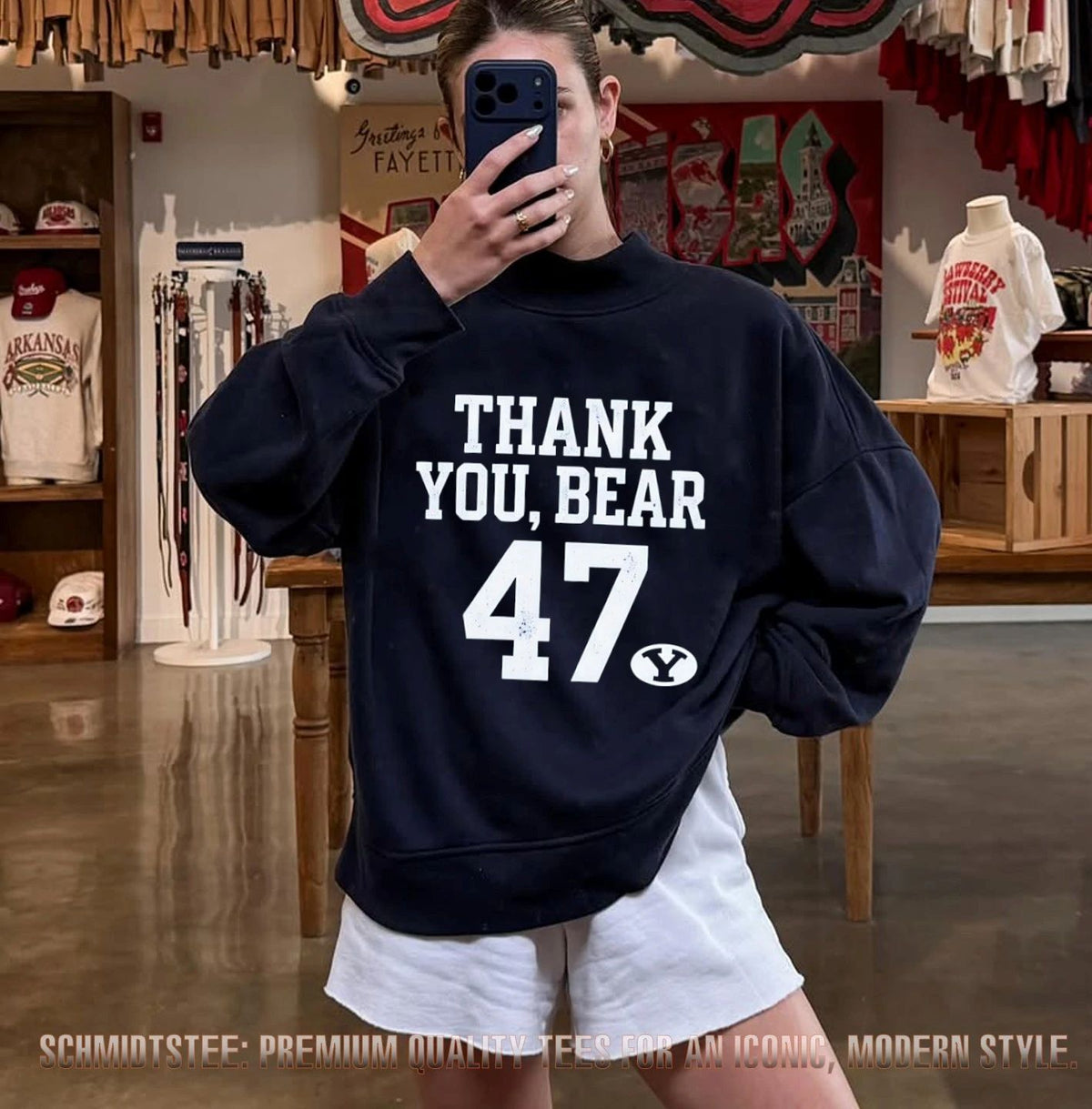 Bear Bachmeier BYU Cougars Thank You Bear 47 BYU shirt