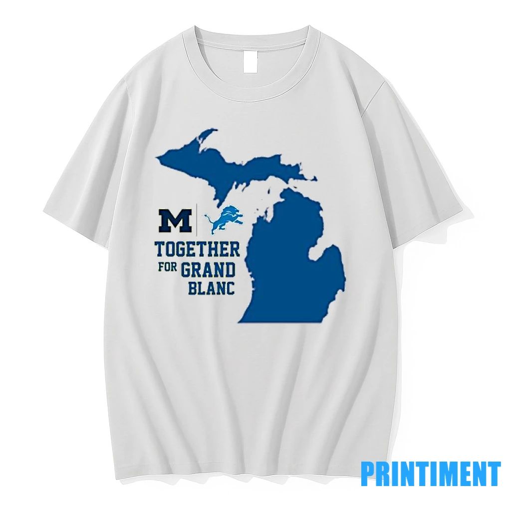 Wolverines And Lions Together For Grand Blanc Michigan Tshirts Sweater