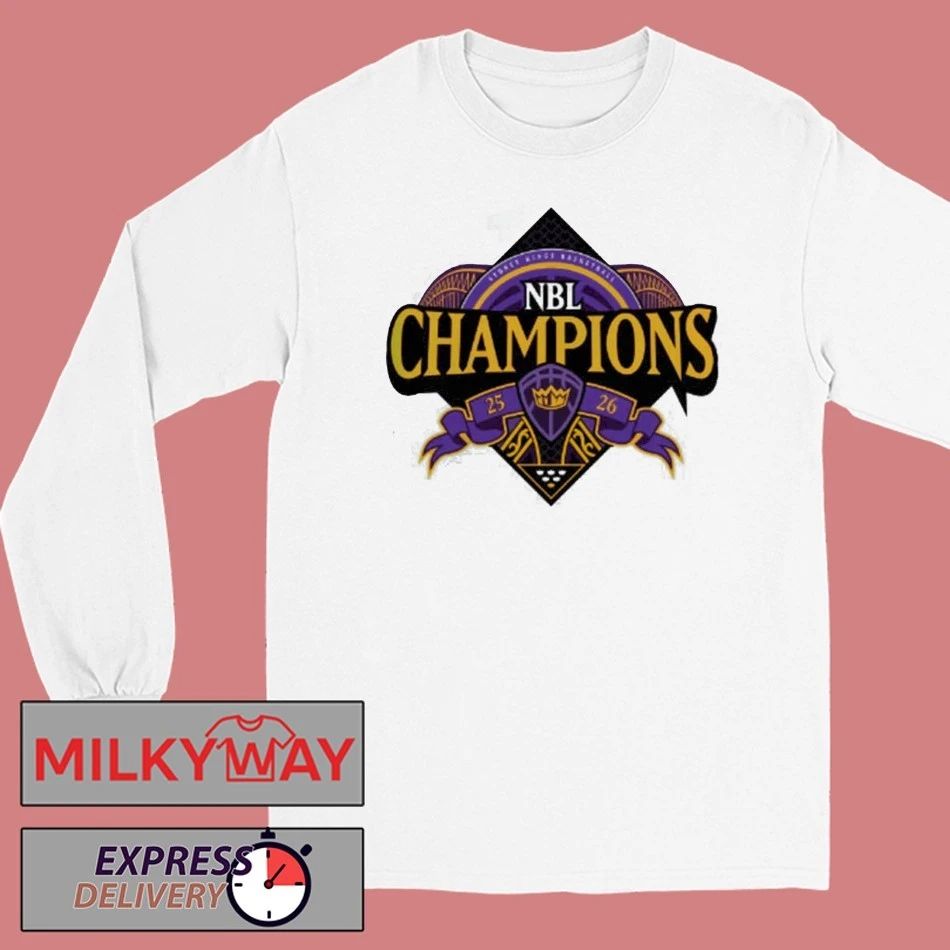 Sydney Kings 2026 NBL Champions Logo Locker Room T-Shirt