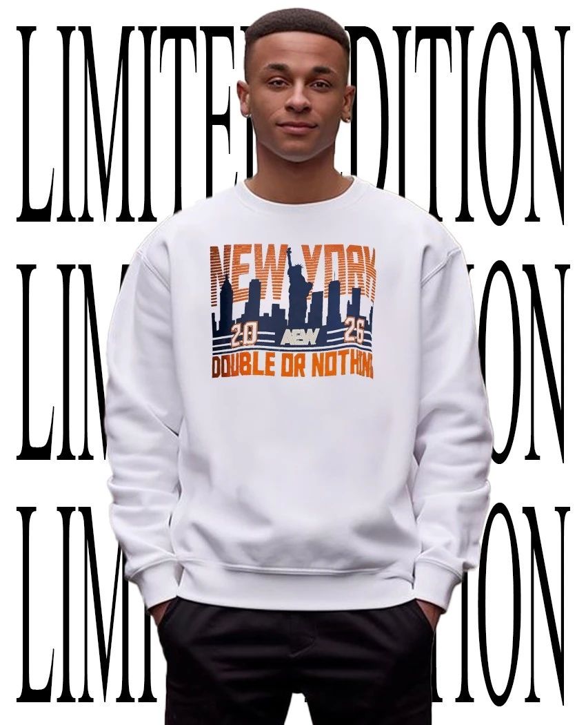 AEW New York Double or Nothing 2026 skyline shirt