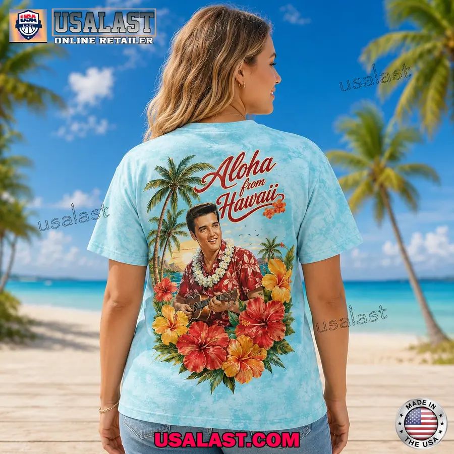 Elvis Presley Aloha From Hawaiian 3D T-Shirt