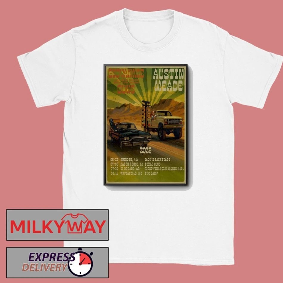 Giovannie And The Hired Guns Summer 2026 Shows Poster shirt