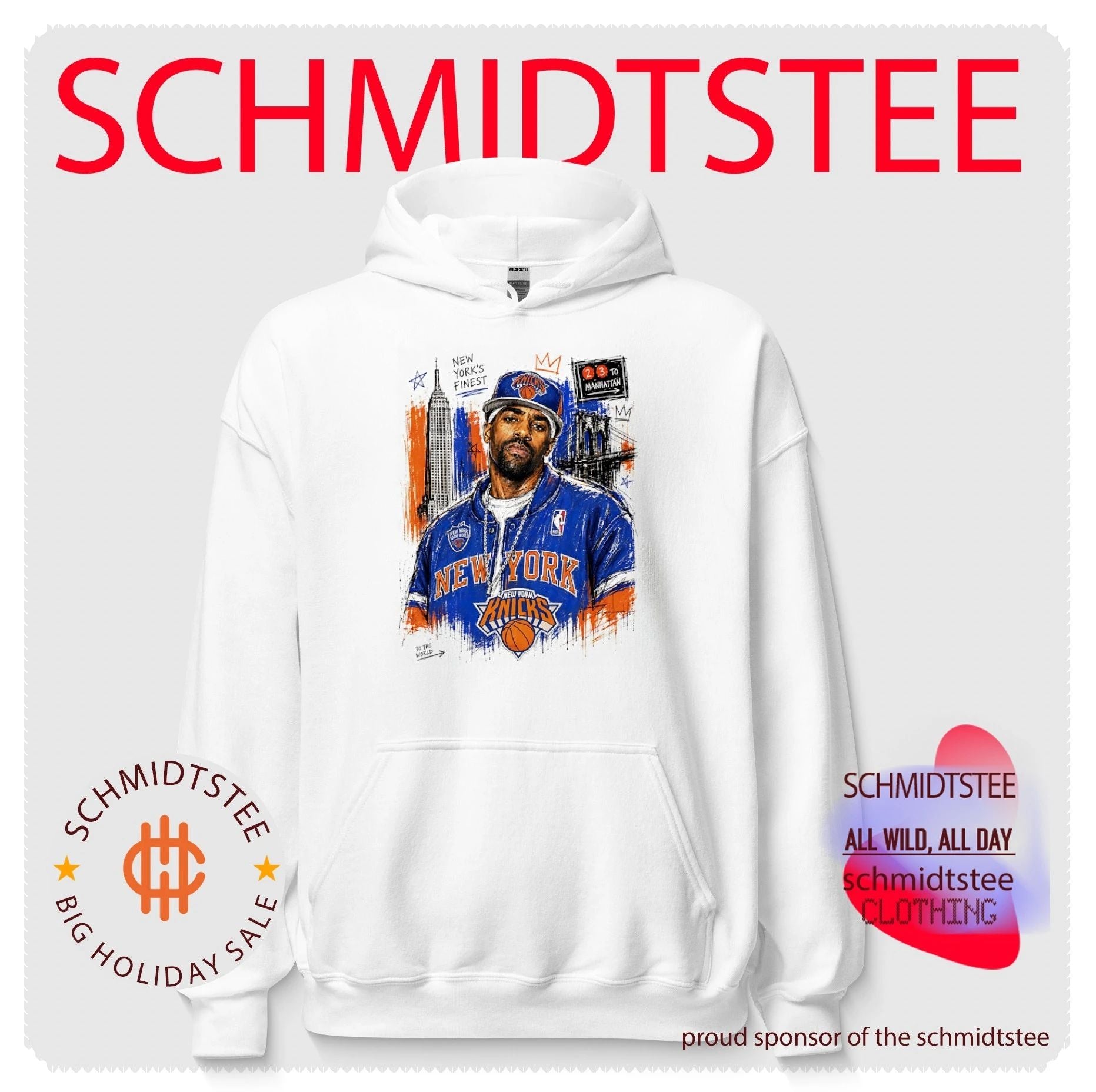 New York Knicks digital art retro shirt