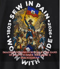 Sewn in Pain Worn with Pride Haitian Independence shirt