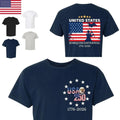 America 250 Years Independence Day Shirt | Front & Back 1776-2026 Eagle Tee