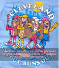 Cleveland suns out buns out hotdog skyline shirt