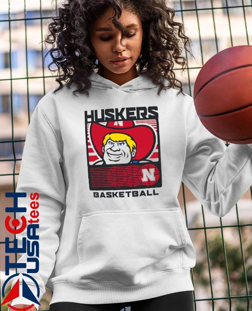 Nebraska Huskers Basketball Staredown mascot shirt