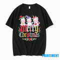 Three Cute Unicorns Merry Christmas Festive Tshirts Sweater
