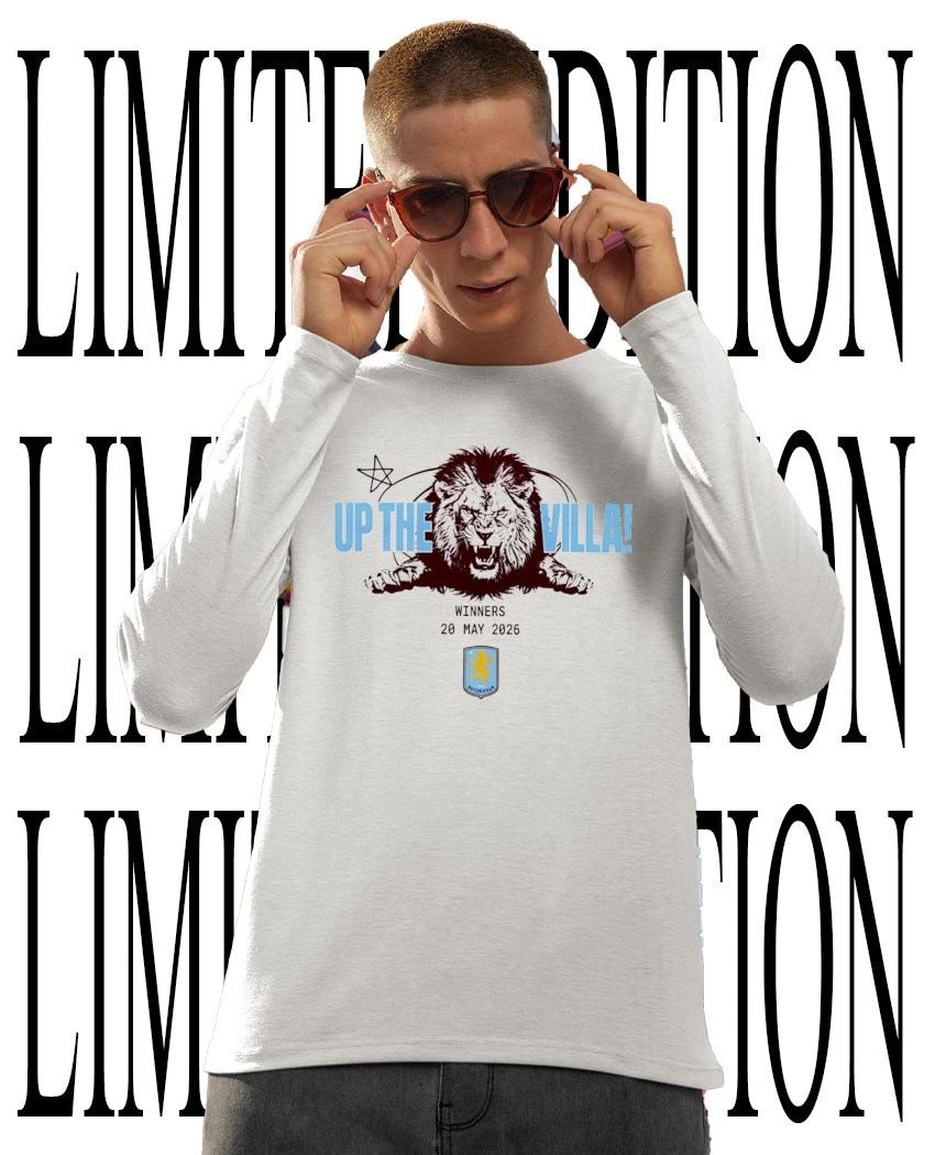 Up The Villa Aston Villa FC 2026 UEFA Europa League Winners May 20 shirt