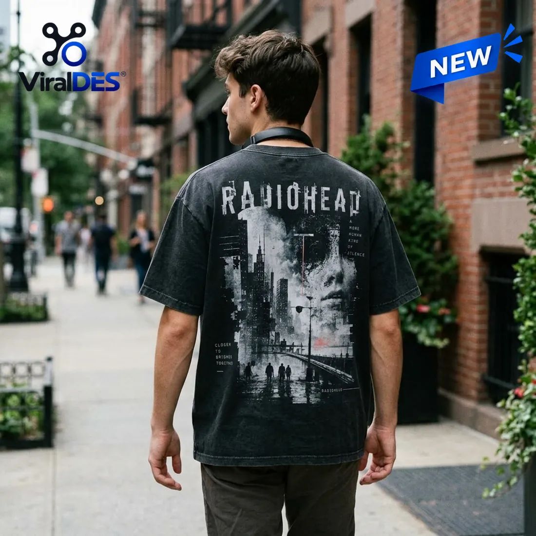 Radiohead Urban Silence Distressed Shirt