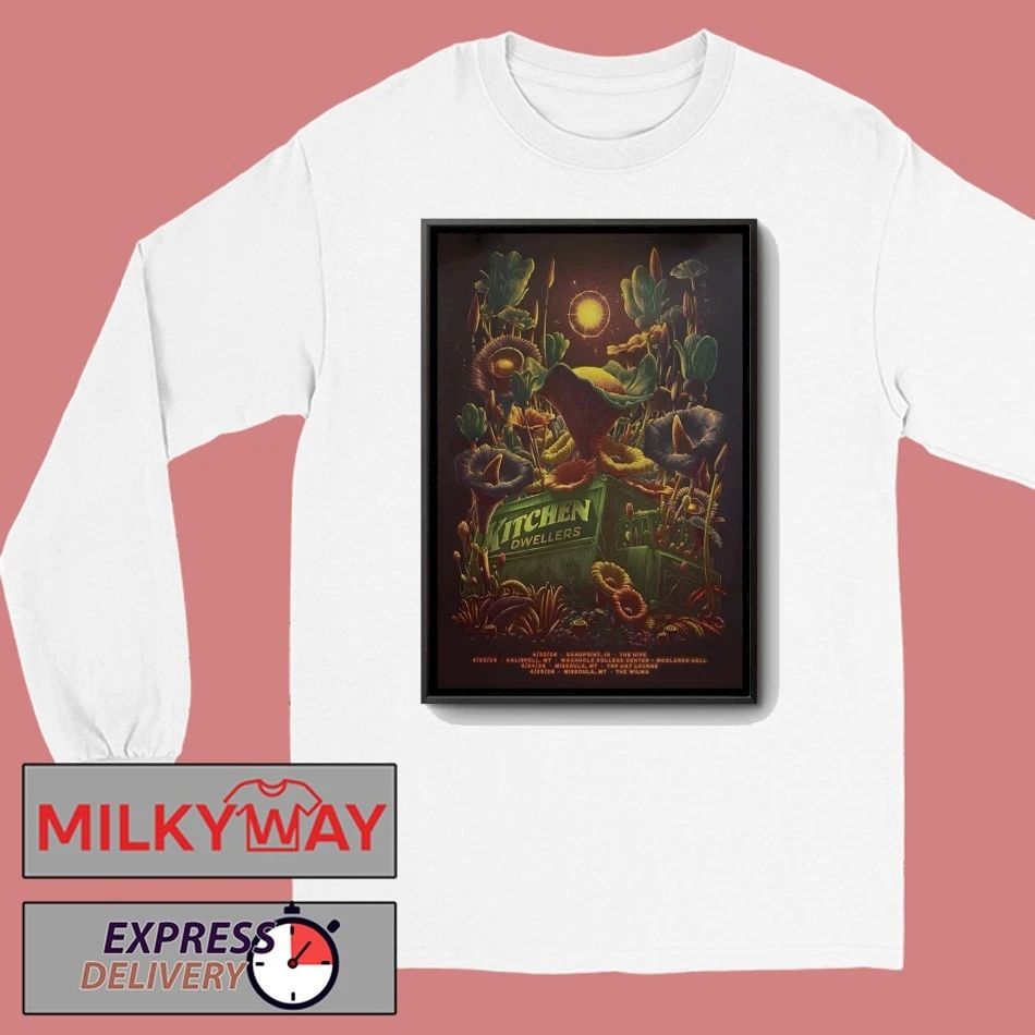 Kitchen Dwellers Spring Tour 2026 Poster shirt