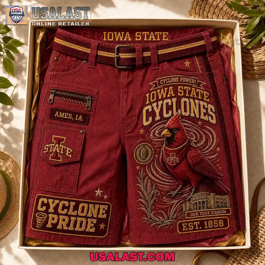 Iowa State Cyclones Cyclone Pride Men Cargo Short