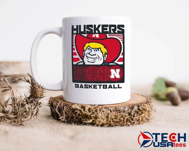 Nebraska Huskers Basketball Staredown mascot shirt