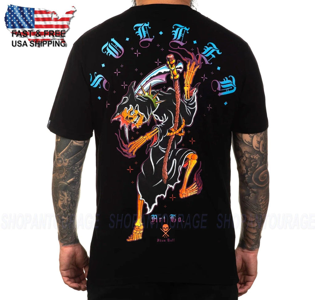 Sullen Art Collective Ruff Reaper Premium SCM5062 Short Sleeve T-shirt For Men