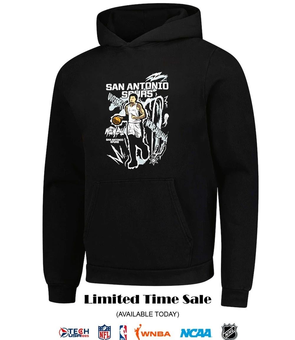 Victor Wembanyama San Antonio Spurs Basketball graphic shirt