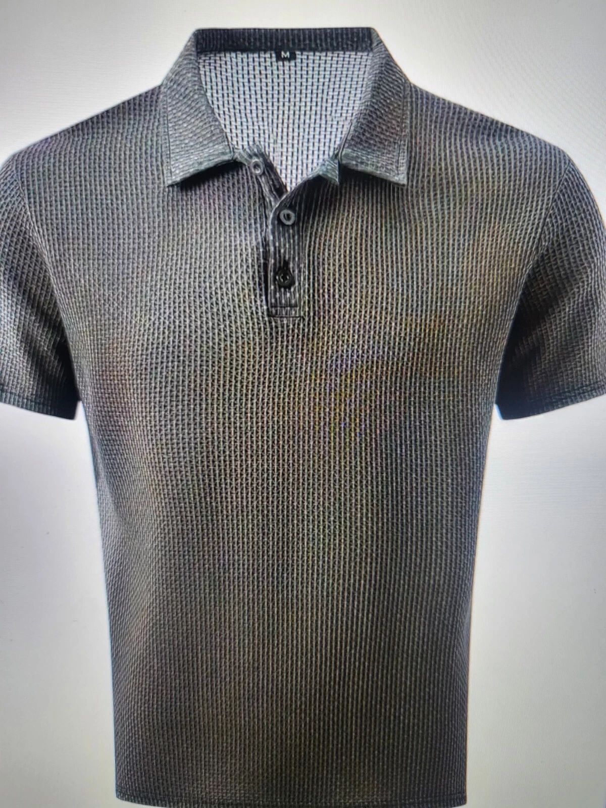 Men's Super Soft Lapel Neck T-Shirt- Stretchy & Breathable