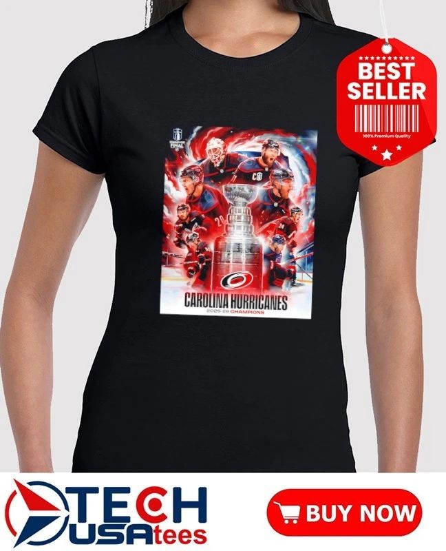Carolina Hurricanes Hockey 2025-2026 Stanley Cup Champions poster shirt