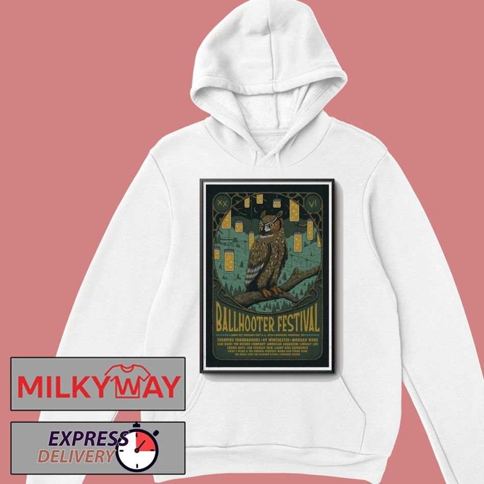 Poster 2026 Ballhooter’s Festival Snowshoe WV TOUR shirt