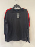 Men’s Designer Maniac Curated Street Wear XL Long Sleeve T Black Red Navy NWT