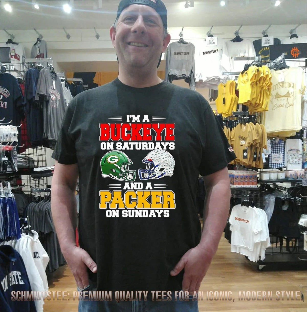 I’m a Buckeye on Saturdays and a Packer on Sundays shirt