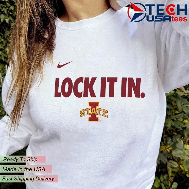 Lock it in Iowa State Cyclones 2026 On-Court Bench shirt