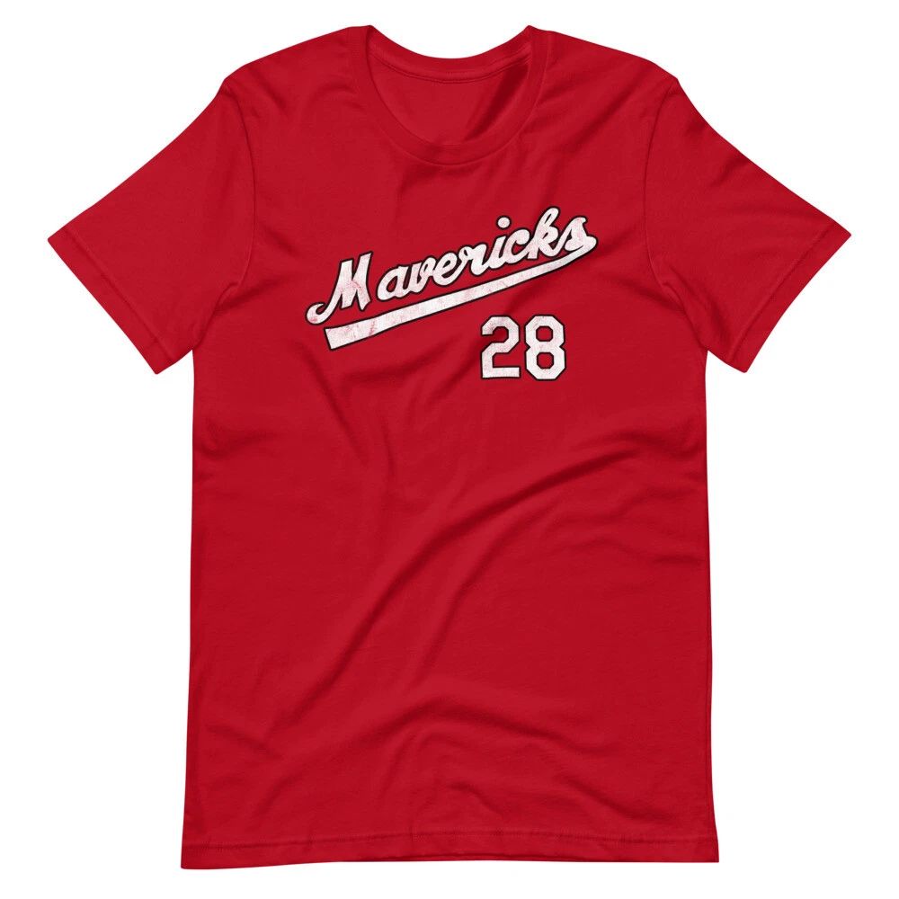 Portland Mavericks Baseball Red Jersey Shirt Tee Short-Sleeve Unisex T-Shirt