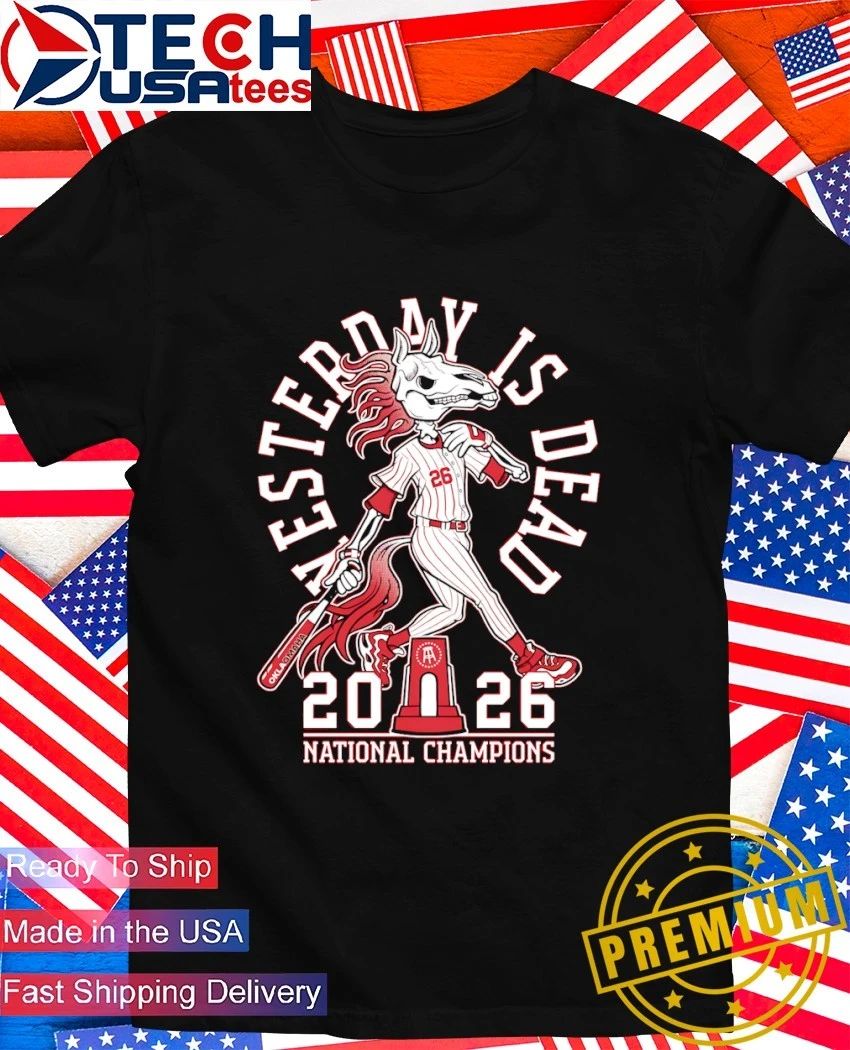Yesterday is dead Oklahoma Sooners 2026 National Champions skeleton mascot shirt