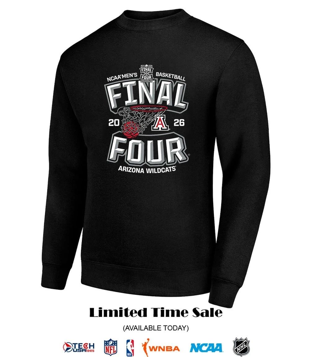 2026 NCAA Men’s Basketball Final Four Arizona Wildcats The Net shirt