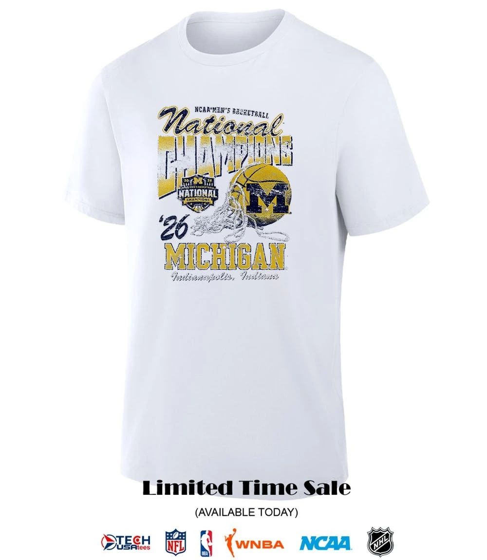 Michigan Wolverines 2026 NCAA Men’s Basketball National Champions vintage shirt