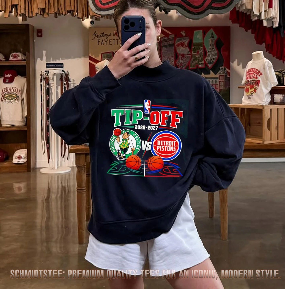 Boston Celtics vs Detroit Pistons NBA Tip-Off 2026-2027 Basketball Matchup shirt