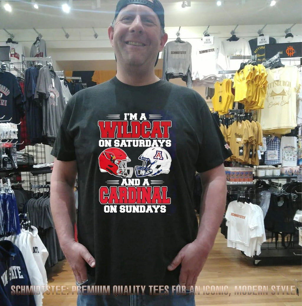 I’m a Wildcat on Saturdays and a Cardinal on Sundays shirt