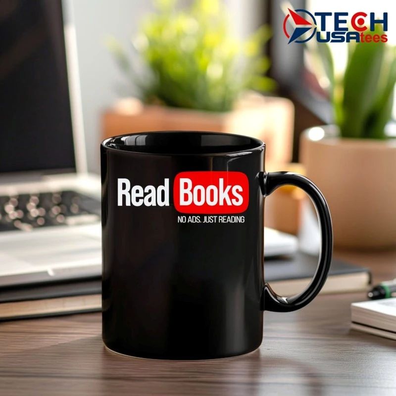 Read books no ads just reading shirt