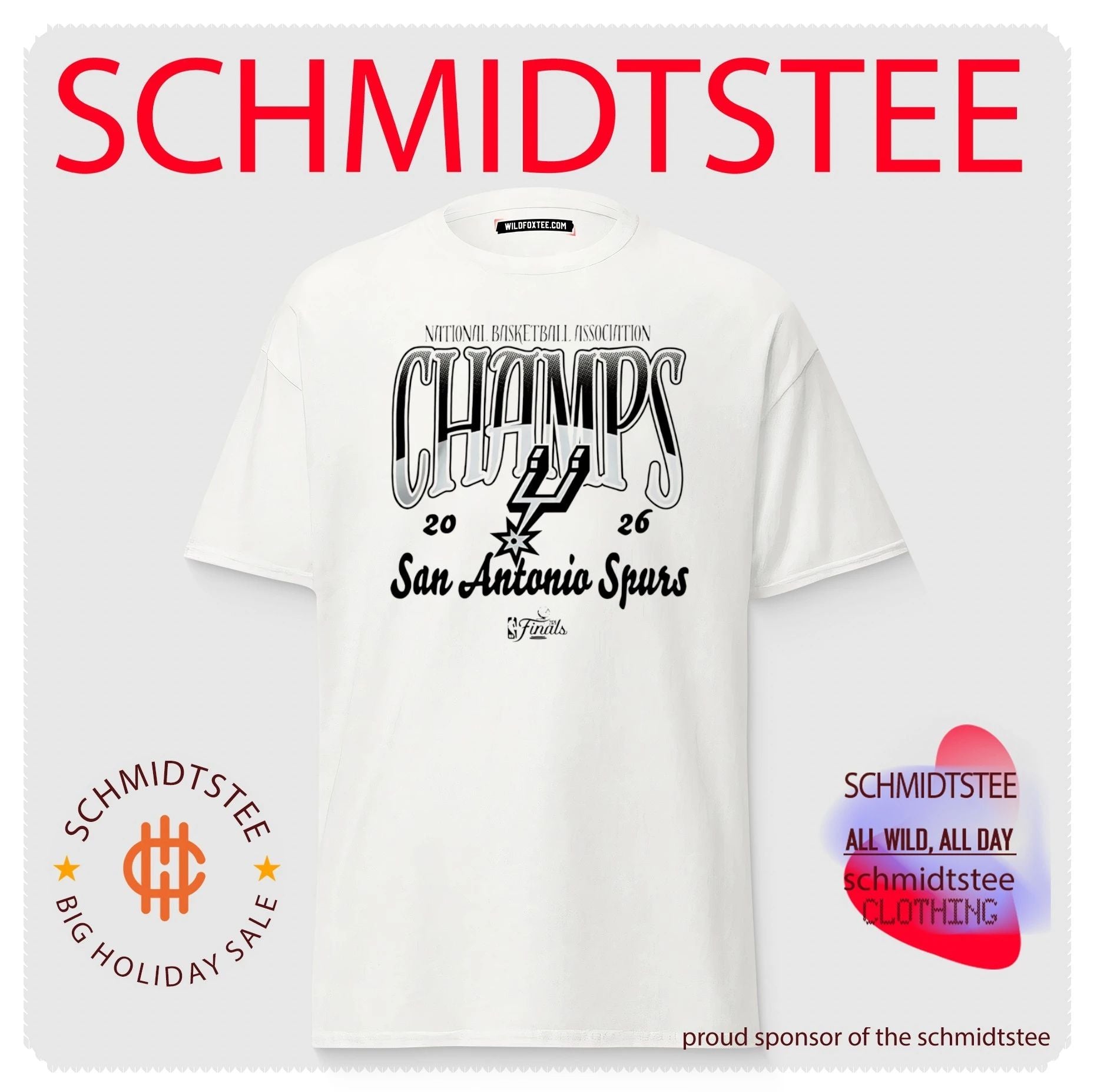 San Antonio Spurs Basketball 2026 Nba Finals Champions Logo Shirt