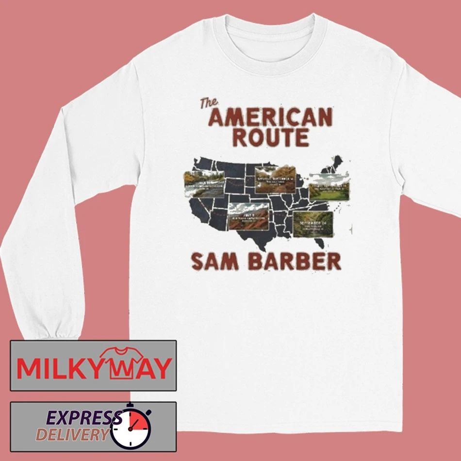 Sam Barber The American Route 2026 Schedule Tour Dates t-Shirt