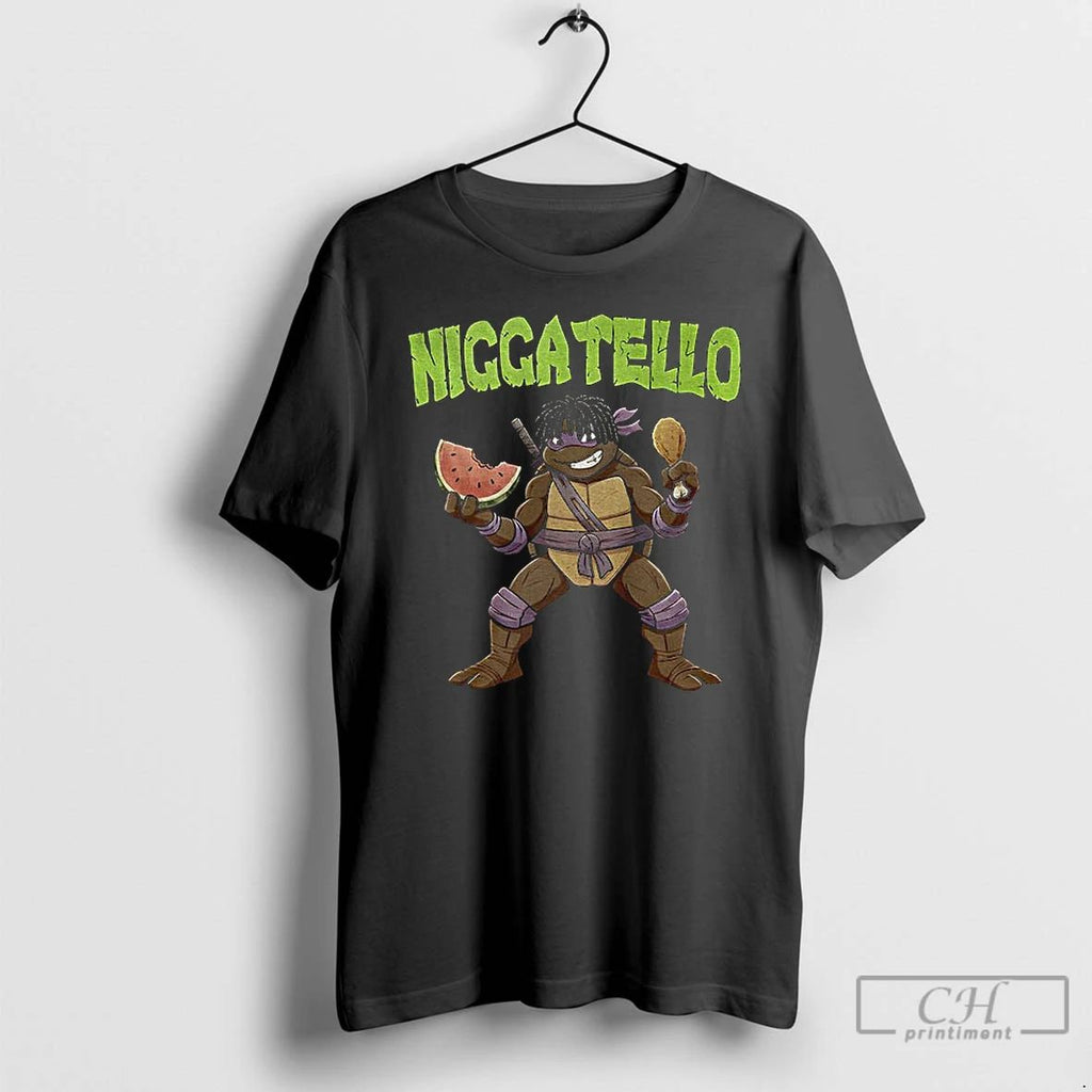 Classic Niggatello Ninja Turtle Cartoon T Shirts