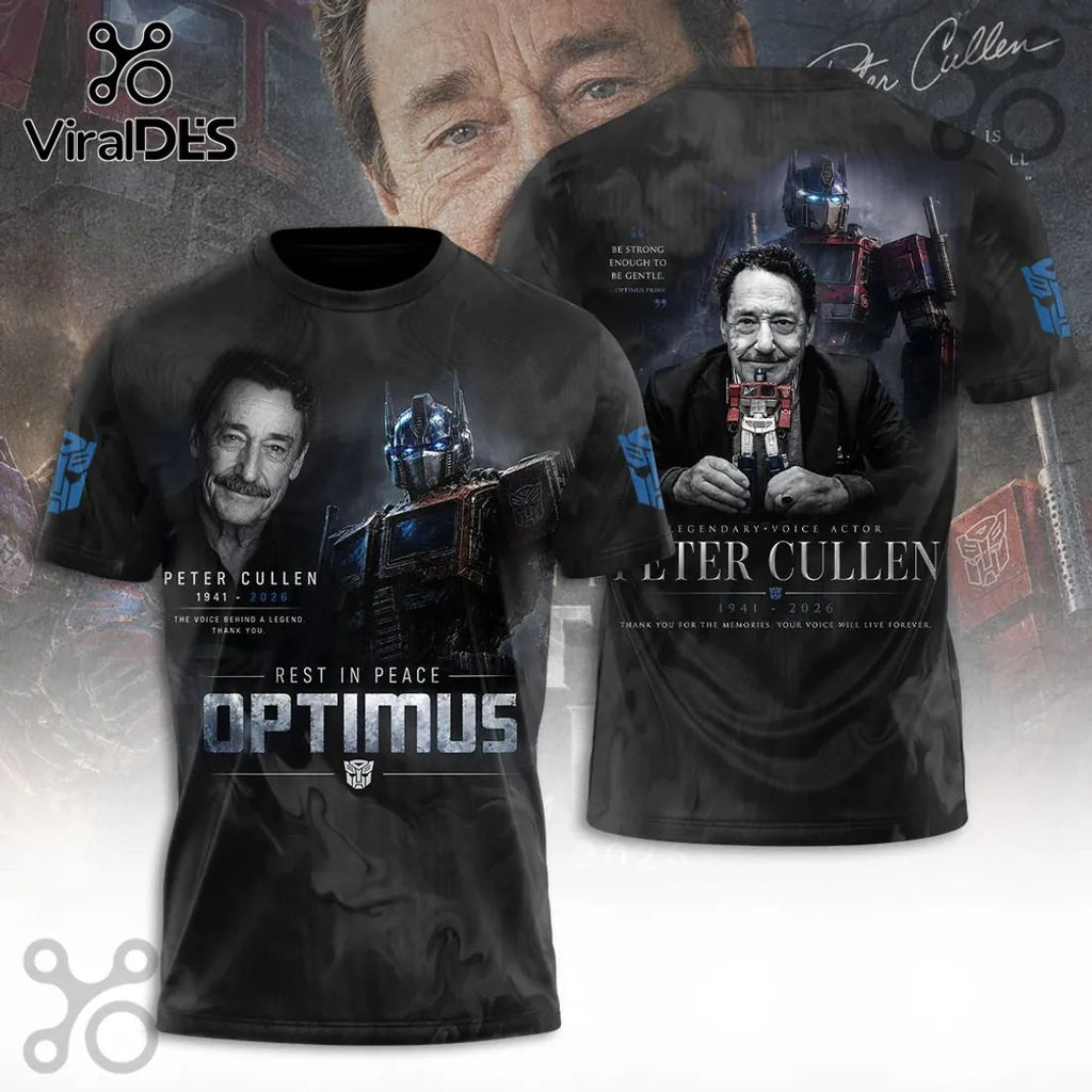 Peter Cullen Optimus Prime 1941-2026 Tribute T-Shirt