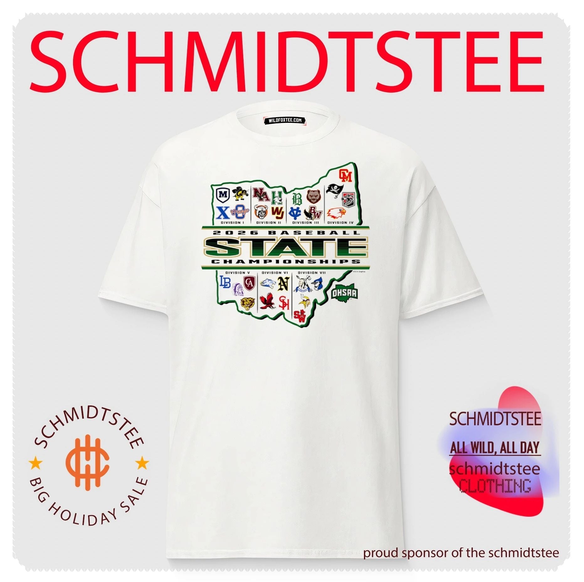 2026 OHSAA Baseball State Championships logo shirt