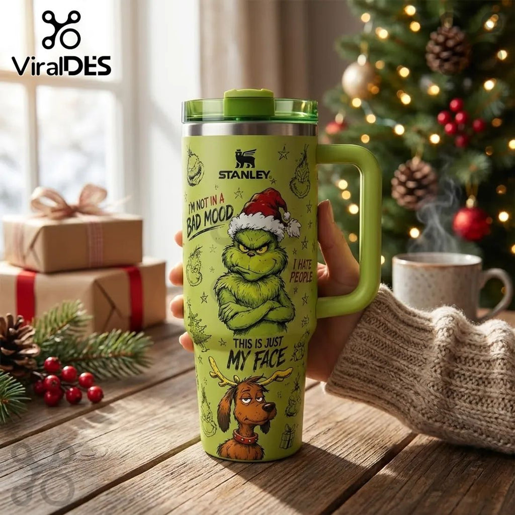 Stanley The Grinch Green 40oz Flowstate Tumbler