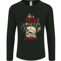 Lets Rock Heavy Metal Skull Mens Long Sleeve T-Shirt