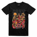NEW Streetwear on Demand MJ GOAT SIGNATURE BLACK Tee Shirt SM-3XL MADE IN USA