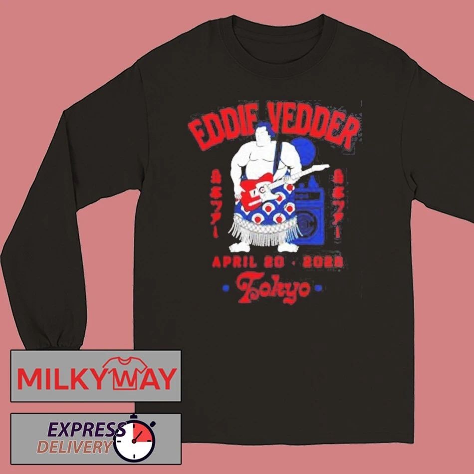 Eddie Vedder Tokyo Japan 2026 Sumo Event Tee At Tokyo Garden Theater On April 20 2026 shirt